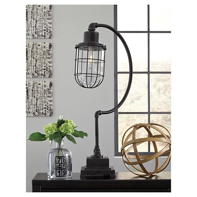 Jae Desk Lamp Antique Black - Signature Design By Ashley 3 Jae Desk Lamp Antique Black - Signature Design By Ashley
