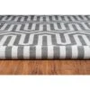 5'x7'6" Roma Tangent Area Rug Charcoal/Gray - Linon -Home Improvement Store GUEST a402dfb3 ddd8 4998 a3d9 bf2b1df76bc2