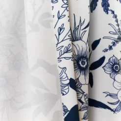 2pk 52"x63" Light Filtering Botanical Garden Curtain Panels Navy Blue - Lush Décor 9 2pk 52"x63" Light Filtering Botanical Garden Curtain Panels Navy Blue - Lush Décor -Home Improvement Store GUEST a5a42fe0 e99b 4bf8 bffe 5c30217a6d3a