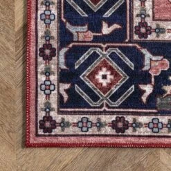 NuLOOM Amber Machine Washable Floral Aztec Area Rug -Home Improvement Store GUEST a60924d8 85b8 4440 9ad8 03f48cf05582