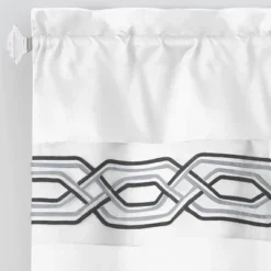 Kate Aurora Pacifico Complete 3 Piece Rod Pocket Embroidered Tier & Valance Kitchen Curtain Set 7 Kate Aurora Pacifico Complete 3 Piece Rod Pocket Embroidered Tier & Valance Kitchen Curtain Set -Home Improvement Store GUEST a65a1e14 c734 4057 9768 f43fc7ad060c
