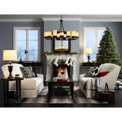 Barnes And Ivy Traditional Table Lamps 32.5" Tall Set Of 2 Bronze Curling Leaves Tan Rectangular Shade For Living Room Family Bedroom Bedside -Home Improvement Store GUEST a6ae5b4a 5588 4c76 bf5b ac7b758d392b