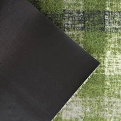 2'x3' ColorStar Sketch Plaid Door Mat Green - Bungalow Flooring -Home Improvement Store GUEST a6f6ee61 0e8b 417f be49 2ce65279c11c