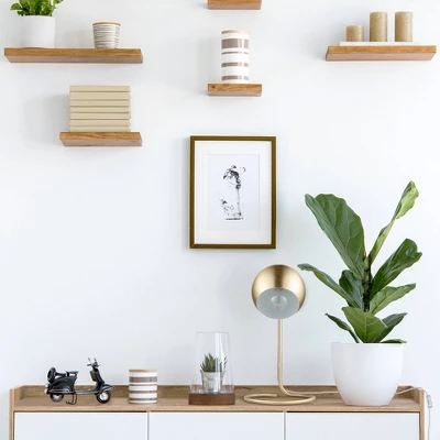 15" Richmond Desk Lamp With Inner Shade Matte Brass - Globe Electric 4 15" Richmond Desk Lamp With Inner Shade Matte Brass - Globe Electric - Image 2