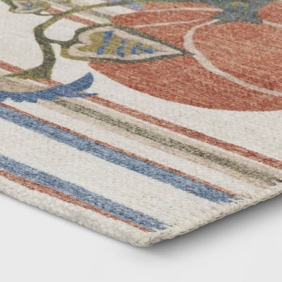 1'8"x2'10" Washable Big Pumpkin Accent Rug Orange - Threshold™ 4 1'8"x2'10" Washable Big Pumpkin Accent Rug Orange - Threshold™ - Image 2