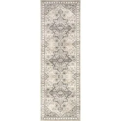 NuLOOM Eira Medallion Stain-Resistant Machine Washable Area Rug -Home Improvement Store GUEST aa1782e7 5b7c 4b57 a361 1a62c917e003