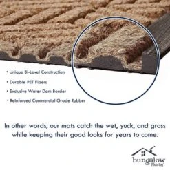 1'8"x2'6" Aqua Shield Snowflake Door Mat Solid Red - Bungalow Flooring -Home Improvement Store GUEST aa6c5bf3 0c28 48dd 9bfc 98c25d0ac5dc