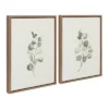 18" X 24" (Set Of 2) Sylvie Eucalyptus By Maja Mitrovic Of Makes My Day Happy Framed Wall Canvas Set Gold - Kate & Laurel All Things Decor -Home Improvement Store GUEST ab529df4 70c4 4027 8933 61c6763d6711