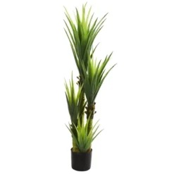 Nearly Natural 4.5-ft Dracaena Plant