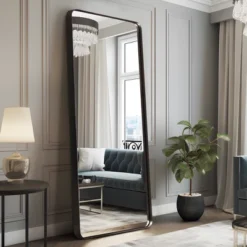 Aalysia 71" X 28" Full Length Mirror, Aluminum Alloy Frame Mirror Full Length For Leaning & Wall Mounted, Round Corners, No Stand - The Pop Home 16 Aalysia 71" X 28" Full Length Mirror, Aluminum Alloy Frame Mirror Full Length For Leaning & Wall Mounted, Round Corners, No Stand - The Pop Home -Home Improvement Store GUEST ac2be055 84e2 461e 990d e7e5e6df2fd9