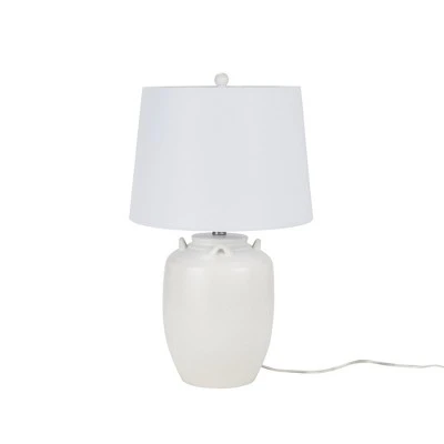 24" Ceramic Jug Farmhouse Table Lamp - Nourison 10 24" Ceramic Jug Farmhouse Table Lamp - Nourison - Image 8