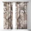 Marta Barragan Camarasa Modern Animal Print 75 Single Panel Sheer Window Curtain - Deny Designs