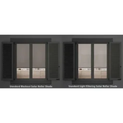 Linen Avenue Cordless Blackout Roller Shade, Dark Gray, Light Gray, And White -Home Improvement Store GUEST af88d541 39cc 4bdc b32a 3e8bbcd4a95e