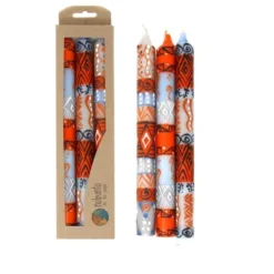 Global Crafts Unscented Hand-Painted Dinner Candles, Boxed Set Of 3 -Home Improvement Store GUEST b0edc5fc 3f68 4cba 980e 0a31004a5792