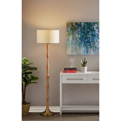 Eve Floor Lamp Natural - Adesso 3 Eve Floor Lamp Natural - Adesso