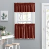 Ellis Lisa Solid Color Poly Cotton 1.5" Rod Pocket Duck Fabric Stylish Tailored Valance 58" X 15" Red -Home Improvement Store GUEST b2fceaac aa93 4cdc 980e 802bac727041