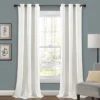 Home Boutique Prima Velvet Solid Light Filtering Window Curtain Panels Off White 38X84 Set -Home Improvement Store GUEST b3846ecd 4716 4b05 9656 bf07bd193102