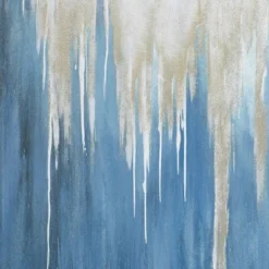 Contemporary Canvas Abstract Framed Wall Art With Black Frame Set Of 2 Blue - Olivia & May -Home Improvement Store GUEST b3a47c16 c9a6 44af 9629 3273d903bb1a