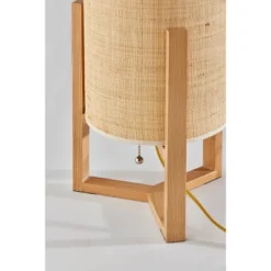 Quinn Table Lantern Natural Wood - Adesso -Home Improvement Store GUEST b403198c cd9e 488d 8626 02976db0720c