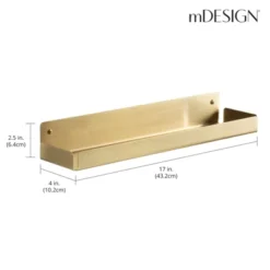 MDesign Metal Household Wall Mount Organizer Storage Basket -Home Improvement Store GUEST b4d0f923 a299 485a aa9b 62f4c7118b91