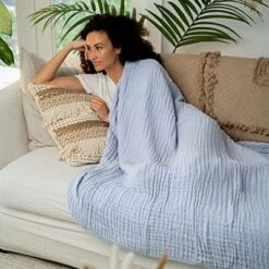 Muslin Cotton Blanket For Adults, Extra Large By Comfy Cubs 7 Muslin Cotton Blanket For Adults, Extra Large By Comfy Cubs -Home Improvement Store GUEST b53b8b49 449d 46ee 9d1a eb1dde5daa10