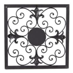 Metal Fleur De Lis Scrollwork And Wall Decor Set Of 4 Brown - Olivia & May -Home Improvement Store GUEST b601f775 833e 4b65 bd45 cb3f45b6bd36