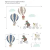 Bedtime Originals Up Up & Away Hot Air Ballon Animals Wall Decals
