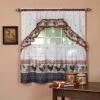 GoodGram Rooster Complete Kitchen Curtain Tier And Swag Set -Home Improvement Store GUEST b9015a2f 5dc6 4d78 9f0e 70aadf9972f7