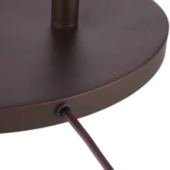 Franklin Iron Works Rustic Industrial Farmhouse Floor Lamps With Tray Table USB Port 62" Tall Set Of 2 Bronze Walnut Linen Shade For Living Room -Home Improvement Store GUEST b9029755 b6a0 457d b6a4 7cfedb616150