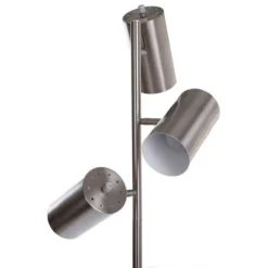 63" LED Adjustable Floor Lamp Brushed Steel - StyleCraft -Home Improvement Store GUEST b9cec777 2f96 4e09 81da 38201d43ea2c