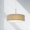 18" X 18" X 14" LED Metal Dimmable Pendant With Diffuser And Hardback Fabric Shade Gray - Cal Lighting -Home Improvement Store GUEST b9ee7a9a ce27 4726 b938 edc9dc5b6bf7