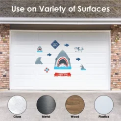 Big Dot Of Happiness Shark Zone - Peel And Stick Kids Room Vinyl Wall Art Stickers - Wall Decals - Set Of 20 -Home Improvement Store GUEST baa99d81 454c 4530 b616 ec02d095056e