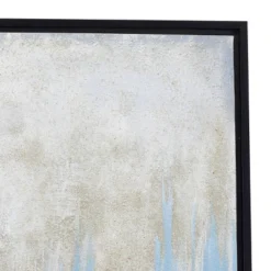 Contemporary Canvas Abstract Framed Wall Art With Black Frame Set Of 2 Blue - Olivia & May -Home Improvement Store GUEST bafbf00b b948 421f 880f 844067bf272e