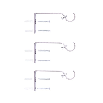 Kenney Jayden 3/4" Standard Decorative Window Curtain Rod 3 Kenney Jayden 3/4" Standard Decorative Window Curtain Rod