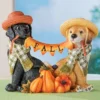 Collections Etc Hand-Painted Fall Harvest Dogs Tabletop Sitter 8.75 X 4 X 7.5 -Home Improvement Store GUEST bb98dcaf 1b0e 4d27 b8ad 7b534acadde2