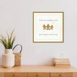 16" X 16" Christmas Cuties VII Gingerbread By Pela Studio Framed Canvas Wall Art - Amanti Art -Home Improvement Store GUEST bbd76219 f11b 4c46 9f66 71e85049fe91