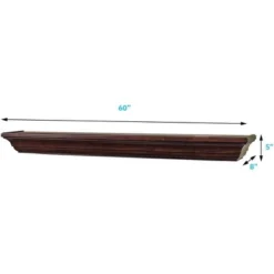 Mantels Direct Colton Floating Wood Fireplace Mantel Shelf -Home Improvement Store GUEST bc6ed1e8 d120 4693 a855 c2c373405afc