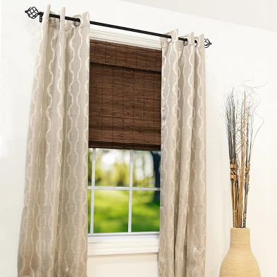 Radiance Brooklyn 47-in Cordless Cocoa Bamboo Roman Shade 3 Radiance Brooklyn 47-in Cordless Cocoa Bamboo Roman Shade