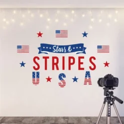 Big Dot Of Happiness Stars & Stripes - Peel And Stick Patriotic Party Decoration - Wall Decals Backdrop -Home Improvement Store GUEST bd56f8b5 02df 412c 9f03 308b7ee0bcec