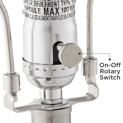 360 Lighting Ledger Modern Accent Table Lamps Set Of 2 With Square Risers 22 3/4" High Mercury Glass USB Port Dimmers Off-White Shade For Office Desk 6 360 Lighting Ledger Modern Accent Table Lamps Set Of 2 With Square Risers 22 3/4" High Mercury Glass USB Port Dimmers Off-White Shade For Office Desk - Image 4