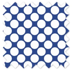 Bacati - Pin Dots Snorkel Blue Cotton Printed Single Window Curtain Panel -Home Improvement Store GUEST c00cfb59 1e7b 4921 bff9 bebf73466587