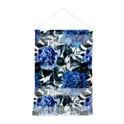 Marta Barragan Camarasa Indigo Floral Wall Hanging Portrait Blue - Deny Designs -Home Improvement Store GUEST c016dffb 87b4 4612 857e abe047aaf143