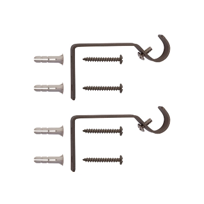 Kenney Iverson 5/8" Standard Decorative Window Curtain Rod 3 Kenney Iverson 5/8" Standard Decorative Window Curtain Rod