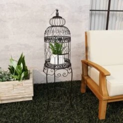 47" Iron Vintage Birdcage Black - Olivia & May 41 47" Iron Vintage Birdcage Black - Olivia & May -Home Improvement Store GUEST c14e0531 6254 422b 85b2 96e1e2c8ad66