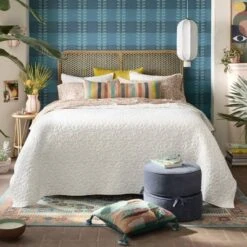 Diskus Plaid Peel And Stick Wallpaper Blue - Opalhouse™ Designed With Jungalow™ -Home Improvement Store GUEST c3cb3514 8935 4a5e 9a9a 45911d0e6851