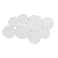 Metal Plate Wall Decor With Black Patterns Brown - Olivia & May