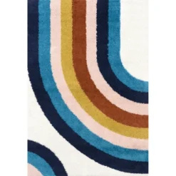 NuLOOM Ela Half Rainbow Shag Area Rug -Home Improvement Store GUEST c5f90f60 f493 442a 9ea8 41ebb6635d2a