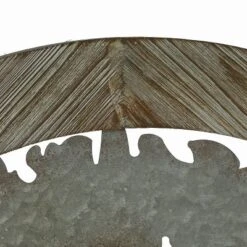 LuxenHome Metal Tree Of Life With Roots Wall Decor With Round Wood Frame -Home Improvement Store GUEST c6ff1f13 976b 483a a57b e20744bf1d8d