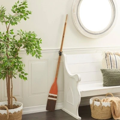 Wood Paddle Novelty Canoe Oar Wall Decor With Arrow And Stripe Patterns - Olivia & May 9 Wood Paddle Novelty Canoe Oar Wall Decor With Arrow And Stripe Patterns - Olivia & May - Image 7