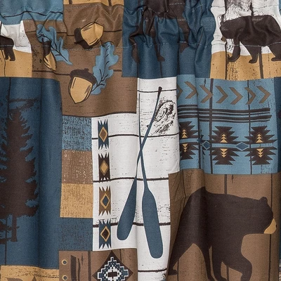 C&F Home Timber Trails Sky Blue Thanksgiving Valance 4 C&F Home Timber Trails Sky Blue Thanksgiving Valance - Image 2